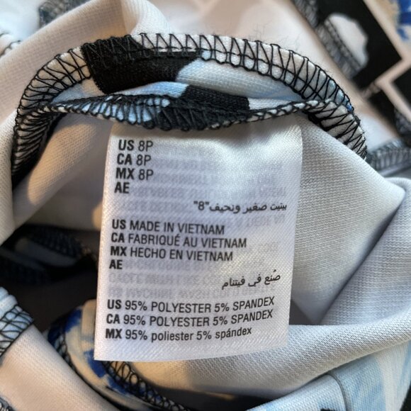 Alfani Women's Floral Window Pane Dress Sheath Size 8P Colorful Daisy Dopamine - Picture 6 of 11